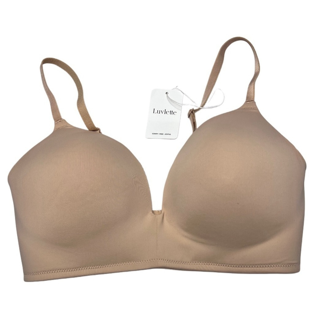 SHEIN LUVLETTE Dream Curve Support+ Wireless T-Shirt Bra – Size 34D/34DD